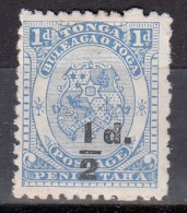 TONGA 1893 - GEORGE I - YVERT 19* NUEVO CON CHARNELA - Tonga (...-1970)