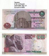 Ägypten  P. 64  10 Pounds 2005 UNC - Egitto