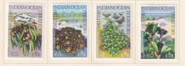 BRITISH INDIAN OCEAN TERRITORY  -  1975 Sea Shore Plants Set Hinged Mint - Territoire Britannique De L'Océan Indien