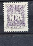 Tchécoslovaquie - 1954 - Yt 88 Timbre Taxe Oblitérés - Portomarken