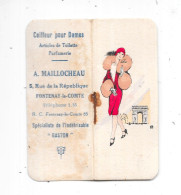 PETIT CALENDRIER De 1931 - PUB Coiffeur Pour Dames MAILLOCHEAU A à FONTENAY Le COMTE - BAR 13 - - Klein Formaat: 1921-40