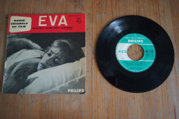 MICHEL LEGRAND EVA RARE EP DU FILM 1962 JEANNE MOREAU  TONY MIDDLETON   VALEUR+ - 45 T - Maxi-Single