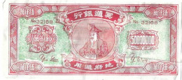 CHINE/NO MONEY/BILLET VOTIF DU PARADIS ET DE L ENFER (HEAVEN AND HELL BANKNOTE)50 MILLIONS DE DOLLARS - Cina