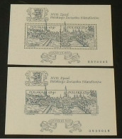 R13 / POLOGNE / Bloc N°: 143 Et 143a Non Dentelé  NEUF ** MNH   Superbe - Blocs & Feuillets