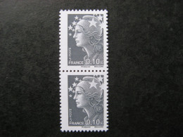 TB Paire Du N° 4228: 2 Demi-bandes De Phosphore. Neuf XX. - Unused Stamps