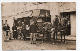 CARTE PHOTO * METIER * MARCHAND VETEMENTS / HABITS * Maison COUSSOT * ATTELAGE CHEVAUX * BRASSEUR DE CIDRE - Venters