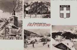 CPSM LES CONTAMINES - HAUTE SAVOIE - MULTIVUES - Contamine-sur-Arve