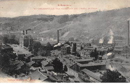 DECAZEVILLE - Vue Plongeante Sur L'Hotel De Ville - état - Decazeville