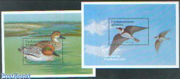Turkmenistan 2002 Birds 2 S/s, Mint NH, Nature - Birds - Ducks - Turkménistan