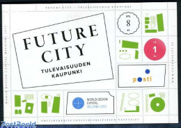 Finland 2012 Future City 8v S-a In Prestige Booklet, Mint NH, Nature - Rabbits / Hares - Stamp Booklets - Art - Childr.. - Unused Stamps