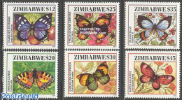 Zimbabwe 2001 Butterflies 6v, Mint NH, Nature - Butterflies - Zimbabwe (1980-...)