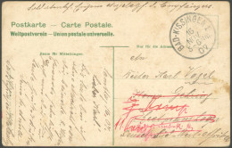 DSWA 1907, Farbige Ansichtskarte Von BAD KISSINGEN Nach Keetmanshoop, Pracht - Africa Tedesca Del Sud-Ovest