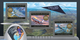 Guinea, Republic 2012 Planes Of USA, Mint NH, Sport - Transport - Mountains & Mountain Climbing - Aircraft & Aviation - Climbing