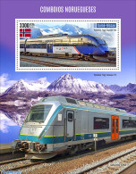 Guinea Bissau 2023 Norwegian Trains, Mint NH, Sport - Transport - Mountains & Mountain Climbing - Railways - Climbing