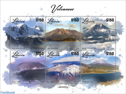Liberia 2023 Volcanoes, Mint NH, Sport - Mountains & Mountain Climbing - Climbing