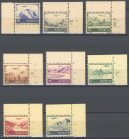 SCHWEIZ BUNDESPOST 387-94 , 1941, Flugzeug über Landschaften, Postfrischer Prachtsatz, Mi. 100.- - Altri & Non Classificati