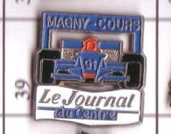 U39 Pin's Rallye LE JOURNAL DU CENTRE MAGNY COURS 91 FI Formule 1 Presse Média Achat Immédiat - F1
