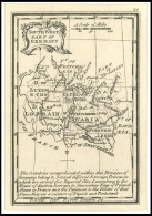 ALTE LANDKARTEN - DEUTSCH (7x10) , SOUTH WEST Part Of Germany, Kupferstich Aus Dem Atlas MINIMUS, By J. Gibson, London 1 - Other & Unclassified