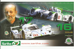 24 HEURES DU MANS 2012 - TEAM PESCAROLO  ( Carte DEDICACEE ) - Vue RECTO VERSO - Le Mans