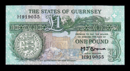 Guernsey 1 Pound 1991 Pick 52a Ebc/+ Xf/+ - Guernsey