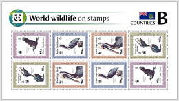 SIERRA LEONE 2024 MNH WWF Fauna Of The World Browns Pelicans M/S 8v - OFFICIAL ISSUE – DHQ2517 - Ongebruikt