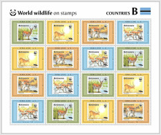 SIERRA LEONE 2024 MNH WWF Fauna Of The World Antelope M/S 16v - OFFICIAL ISSUE – DHQ2517 - Ongebruikt