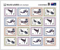 SIERRA LEONE 2024 MNH WWF Fauna Of The World Browns Pelicans M/S 16v - OFFICIAL ISSUE – DHQ2517 - Ongebruikt