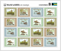 SIERRA LEONE 2024 MNH WWF Fauna Of The World Wistling Ducks M/S 16v - OFFICIAL ISSUE – DHQ2517 - Ongebruikt