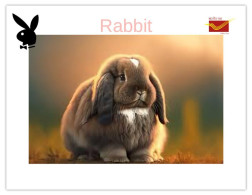 India 2025 Bunny / Rabbit - MINT / BLANK Maxim / Picture Post Card PPC As Per Scan - Lapins
