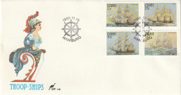 Ciskei 1985, FDC Unused, Troop Ships - Ciskei