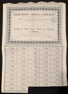 Société Foncière Et Agricole De La Basse Egypte 1878 - Agriculture