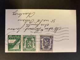 Brief Met COB 421 + PU86 - 1935-1949 Small Seal Of The State