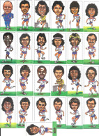 BQ26 - SERIE COMPLETE VIGNETTES PMR - THE WORLD CUP SPAIN 82 - ENGLAND SQUAD - Altri & Non Classificati