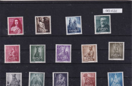 CRS1121 SELLOS ESPAÑA AÑO 1952 COMPLETO  SIN CHARNELA - Andere & Zonder Classificatie