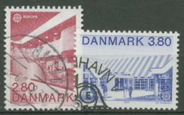 Dänemark 1987 Europa CEPT Architektur Bauwerke 895/96 Gestempelt - Usati