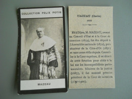 COLLECTION FELIX POTIN - CELEBRITES - MAZEAU - AVOCAT - Félix Potin