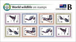 Sierra Leone 2024, WWF On Stamps, Pelican, 8val In BF - Ongebruikt