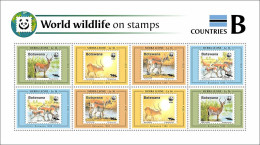 Sierra Leone 2024, WWF On Stamps, Gazelle, Botswana, 8val In BF - Ongebruikt