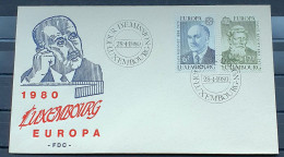 LUKSEMBURG  EUROPA 1980 FDC - FDC