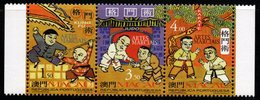 R902 - MACAO-PORTUGAL - 1997 - SC#: 904-906a - MNH STRIP - MARTIAL ARTS - SPORTS - Ongebruikt
