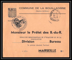 01070 Bouches Du Rhone Lettre Mairie La Bouilladisse Pour Prefet Marseille - Lettres & Documents