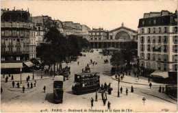 CPA PARIS 10e - Gare De L'Est (83252) - Nahverkehr, Oberirdisch