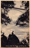 L477 Zambia Northern Rhodesia Victoria Falls Bridge 1941 Vintage Postcard - Zambia