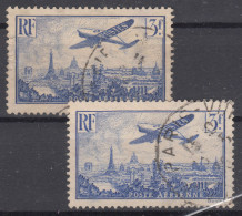 France 1936 Airmail Poste Aerienne Yvert#12 Used (oblitéré) - 1927-1959 Gebraucht