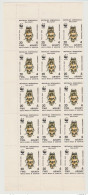 Madagascar Madagaskar 1988 Mi. 1157 WWF Insekten Insects Insectes MNH Block Of 15 RARE - Ongebruikt