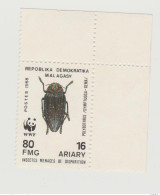 Madagascar Madagaskar 1988 Mi. 1158 WWF Insekten Insects Insectes MNH - Ongebruikt