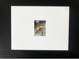 Gabon Gabun 1998 Mi. 1420 Proof épreuve De Luxe Coupe Du Monde Football World Cup France Fußball Soccer Rare ! - 1998 – Frankrijk