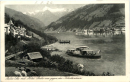 Zeller-See Mit Hotel Bellevue Gegen Das Kitzsteinhorn - Zell Am See