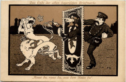 Das Ende Der Alten Bayerischen Briefmarke - Briefmarken (Abbildungen)