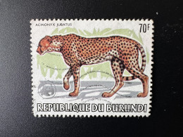 Burundi 1983 Mi. 1606 WWF Faune Fauna Panther Mammal Acinonyx Jubatus Oblitéré Used - Ongebruikt